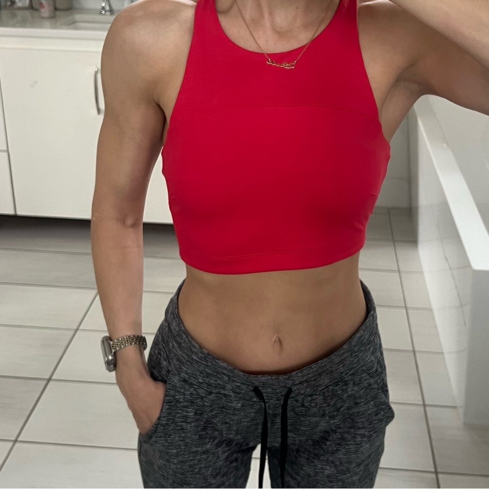 Outdoor Voices Vibrant Red Sports Bra